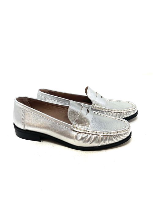 Mocassino donna argento IL LACCIO | FLORE4052LAMINATOARGENTO